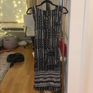 MIDI-length open back dress